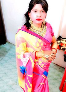 Vibrant Pink Saree with blause