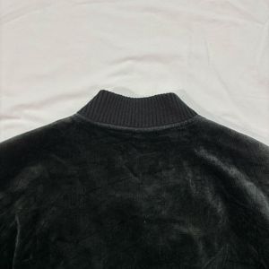 Vintage Velvet Bomber Jacket
