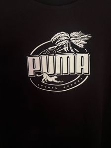 Puma Black Graphic T-Shirt