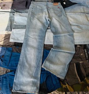 Light Wash Wide Leg Jeans