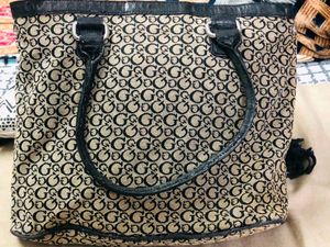Original Guess Toe Bag For Girls  In Tan Brwon  Or