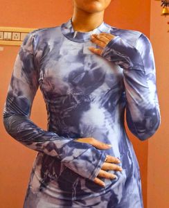 Tie-Dye Bodycon Dress