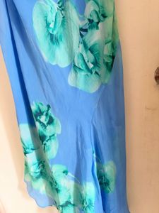Blue Floral Maxi Dress