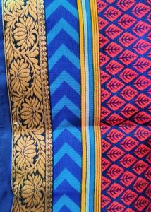 Vibrant Printed Saree