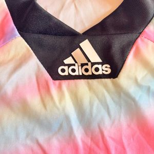 Unique Tie-Dye Adidas Jeep T-Shirt