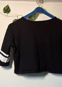 Casual Black H&amp;M Cropped Top