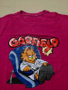 Pink Garfield T-Shirt