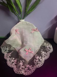 Cute Aesthetic Floral Lace Hair Hoop