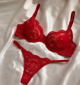 Red Lace Lingerie Set