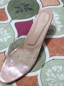 Chic Transparent Block Heels