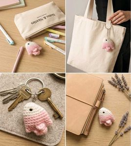 Handmade Crochet Keychain Set