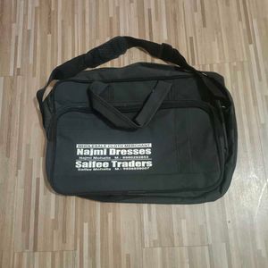 Durable Black Messenger Bag