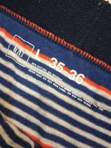 L Striped Men's Boxer Briefs
