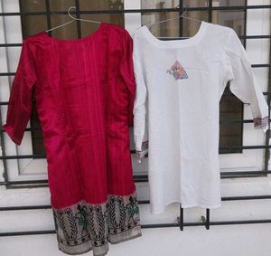 kurtas cotton and silk