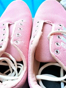 Pink Casual Sneakers