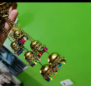 Golden Jhumka Bangles