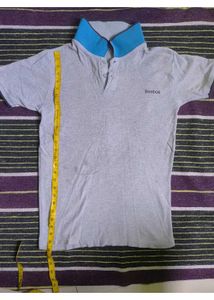 Reebok Grey Henley T-Shirt