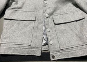 Heavy Winter Gray Casual Jacket