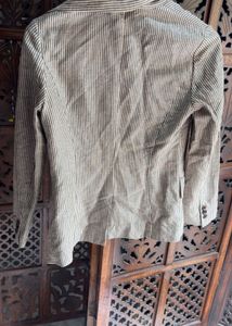 Shiney striped blazer