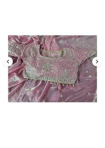 🌟Embroidered Silk Saree Blouse