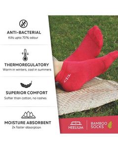 Heelium Red Socks