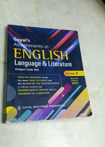NCERT And Goyal's English Books Combo For Class 10