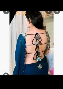 Blouse with Golden Border