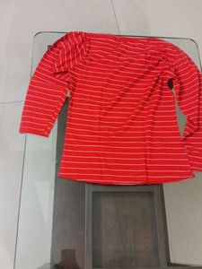 Striped Red Tee Girls T-shirt