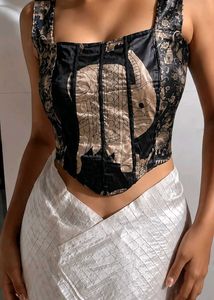 ✨🖤Boho Print Corset Top✨🖤