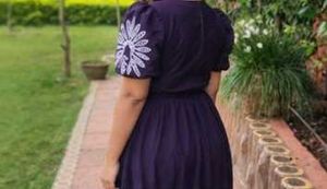 Elegant Purple Maxi Dress