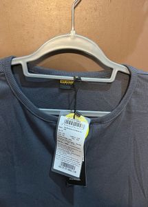 Off duty- Men's Grey Long Sleeve Henley T-Shirt