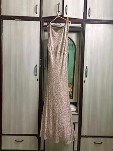 Elegant Sequin Full-Length Gown