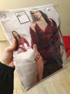 Luxury Nightwear Set - Robe and Chemise❤️‍🔥