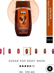 Sugar Pop Salicylic Acid Coffee Body Wash