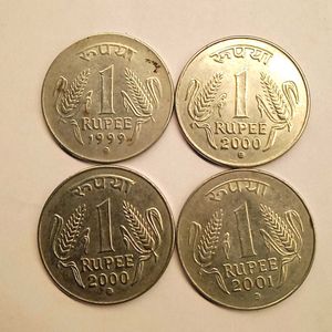 Rare One Rupee Slovakia Mint Coins