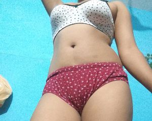 Cute Polka Dot Bra and Panty Set
