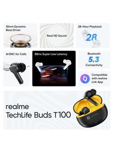 Realme TechLife T100 Wireless Earbuds