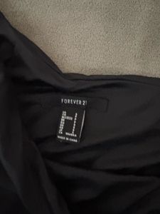 forever 21 Black One-Shoulder Top