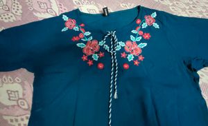Women’s Floral Printed Stylish Top | Full Sleeve C