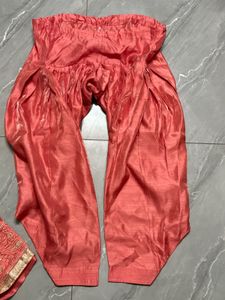 Coral Silk metallic thread New suit