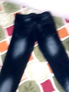 Graphic Print Jeans