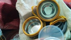 Retro Two-Tiered Lunch Box