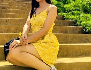 Yellow Printed Playsuit