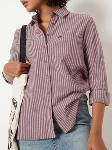 Striped Button-Up Shirt