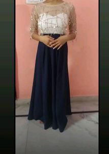 Premium Quality Navy Blue Gown
