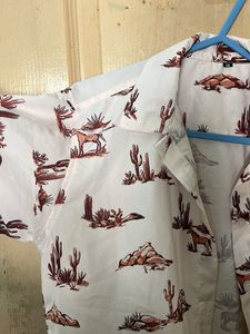 Men's Western Print Shirt