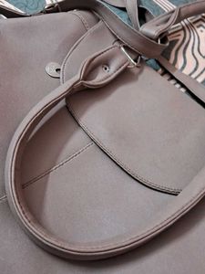 Stylish Taupe Handbag