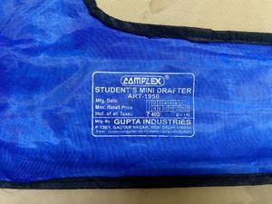 Drafter with ruler for engineering students