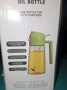 Sprayable &amp; Pourable Oil Bottle