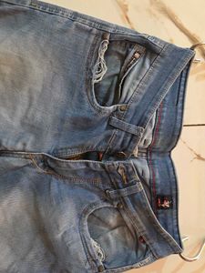 Cantabil Men's Blue Denim Jeans